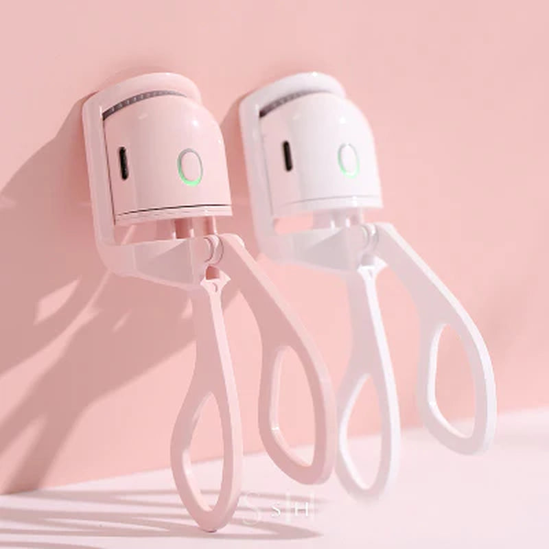 Ultraglow Electric Eyelash Curler - Long-Lasting Curls for Perfectly Defined Lashes - Essential Makeup Kit for Stunning Eyes!